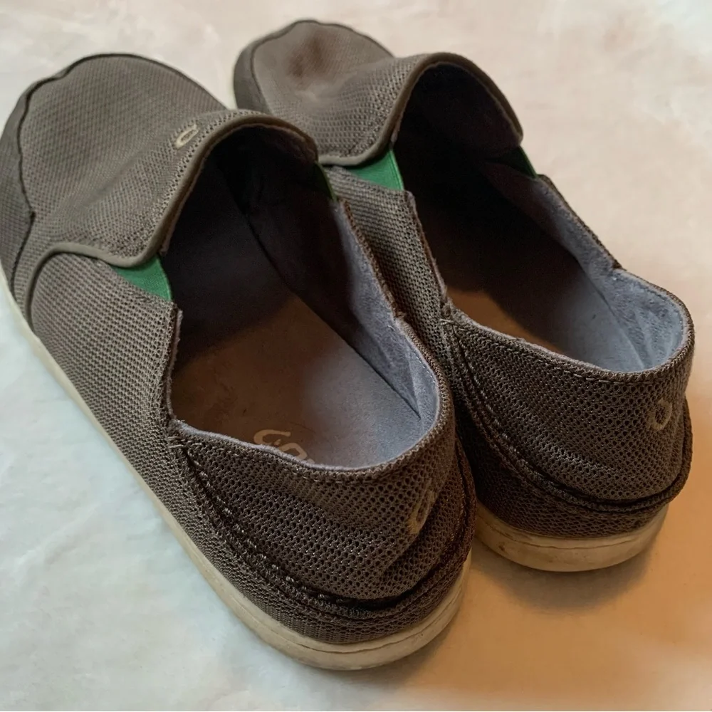 Olukai Men's Brown Slip-On Shoes Size 12 - Picture 8 of 11